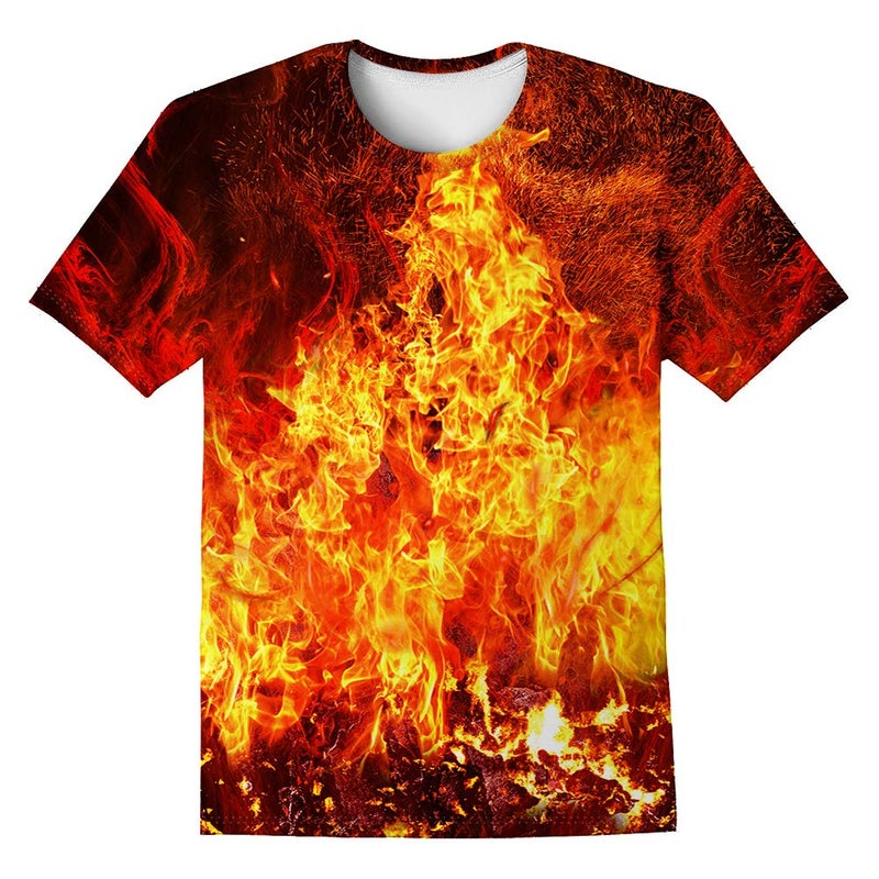 LAIDIPAS T-Shirts for Kid Cool Short Sleeve Tees Boys Girls Summer Casual Shirts Neon Graphic Tees for Youth 8-10 Years - Image 1